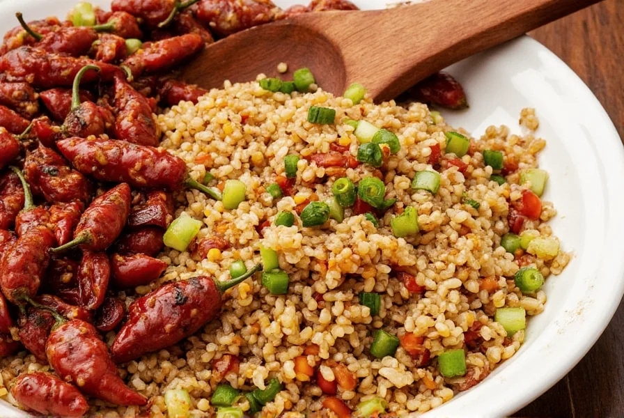 Delicious chipotle-infused dishes on a wooden table