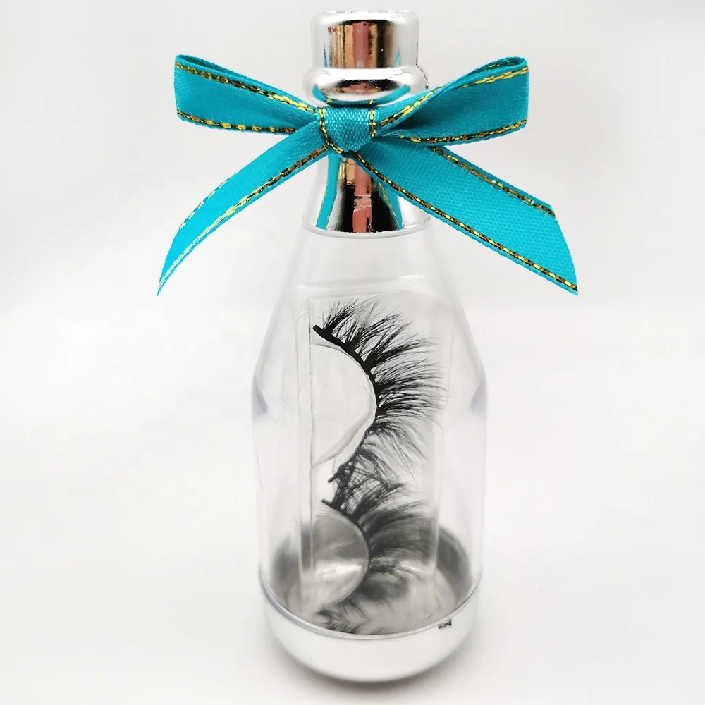 

Most popular Plastic empty Wine clear lashbox mink eyelash customized packaging