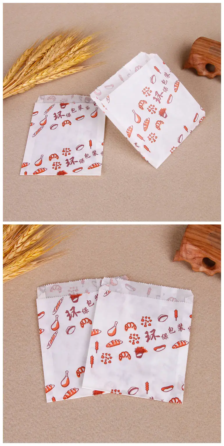 Silver Biodegradable Paper Candy Cookie Bags, NUIBY Food Safe Favor Bags, Buffet Treat Bags for All Party Loot Bags 