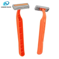 

D311L Plastic handle face hair shave disposable razor 3 blade shaving stick