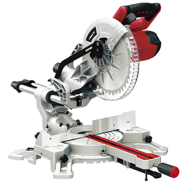 
Widely Applicable 1800W Laser Single Bevel Wood Corded Miter Saw Sliding For Woodworking 