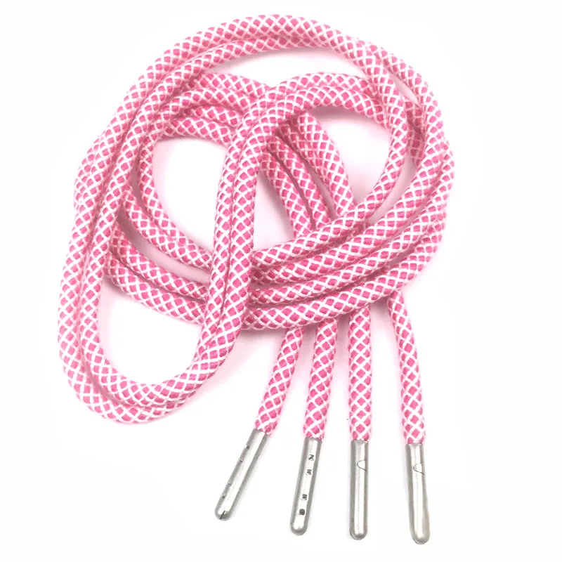 

Wholesale shoelace drawstring with metal tip, Different colors are available