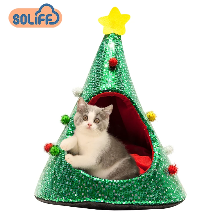

new gifts wholesale christmas pet bed luxury dog houses