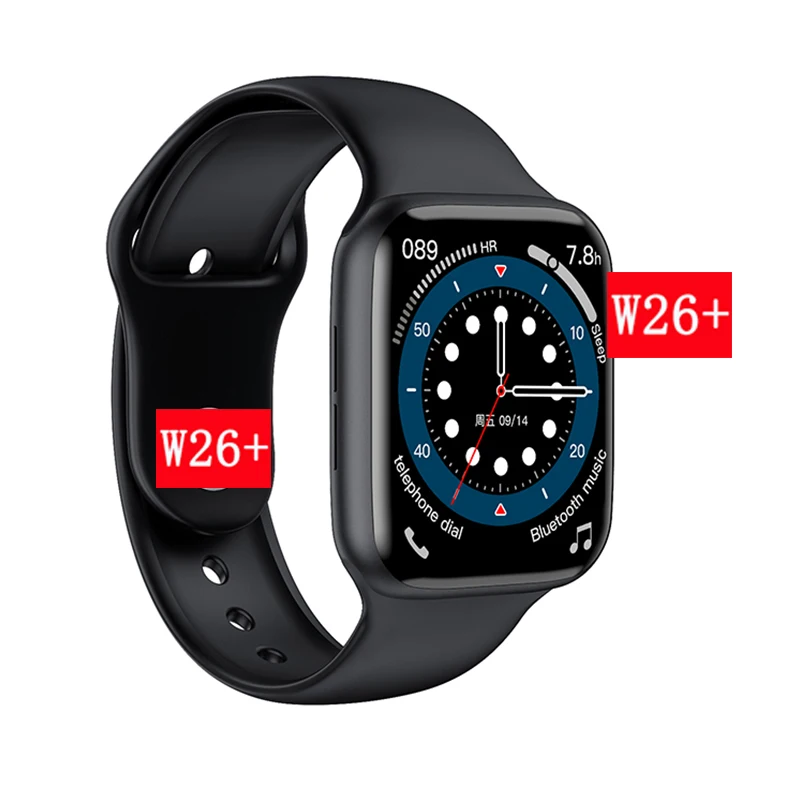 

2021 Wholesale series 6 smartwatch w26 IWO reloj waterproof heart rate monitoringsport Smart Watch Bracelet for android IOS w26+