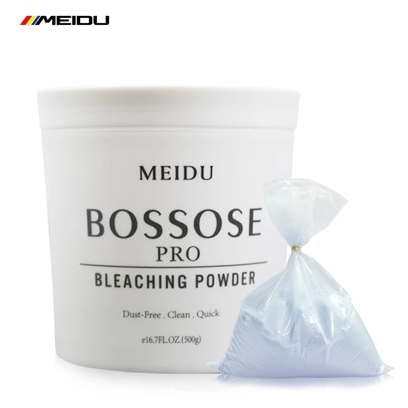 

Bossose Best Herbal High Quality Product Salon Professional Beauty Quick Bleach Dust Free Bulk Hair Bleaching Powder in Hair Dye, Blue and white