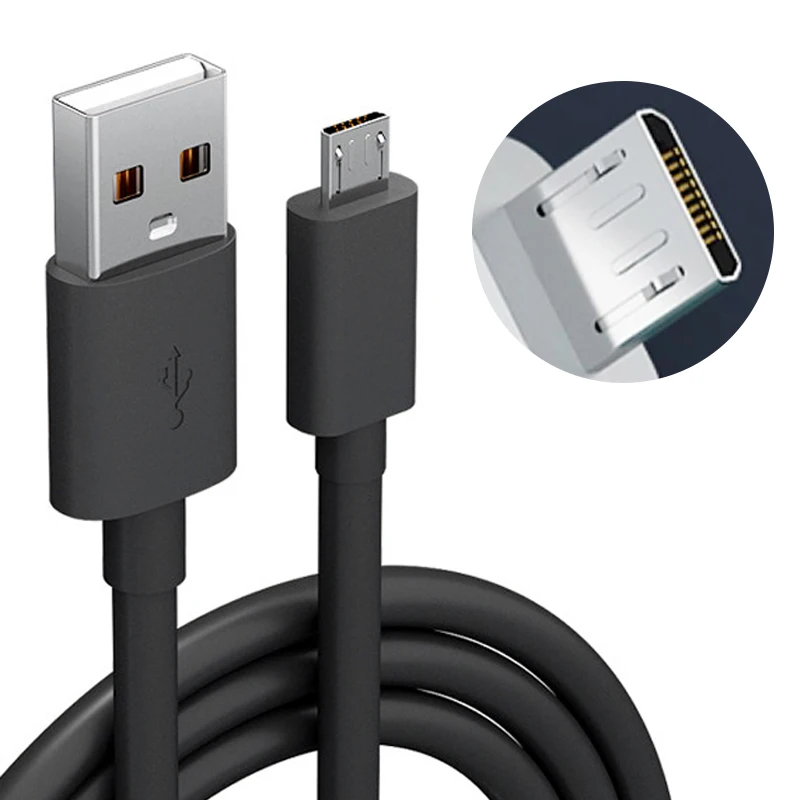 

customized logo black 3ft 6ft usb 2.0 micro usb date cable 2a fast charging micro usb cable