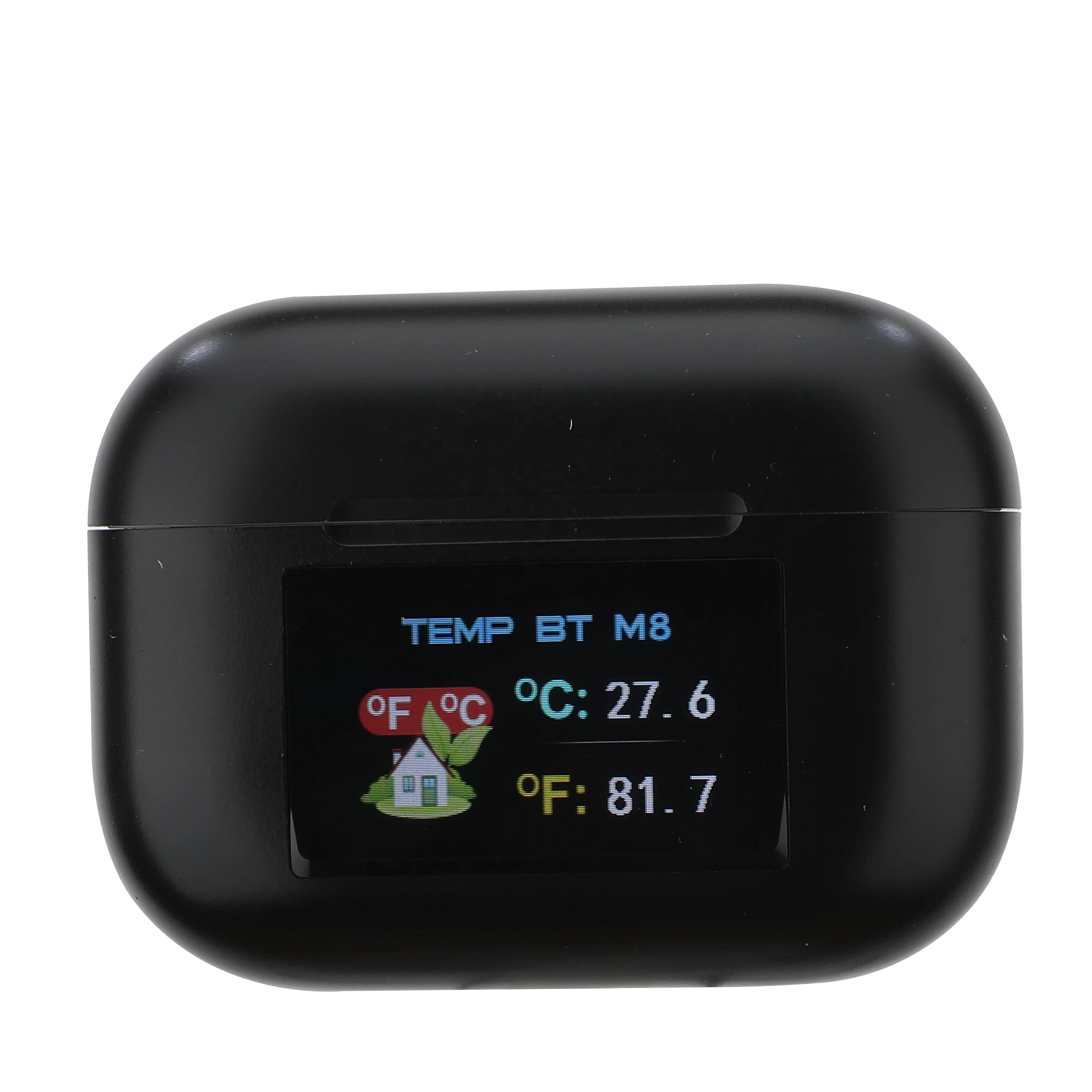 

New Model LCD screen temperature measurement TWS earphones
