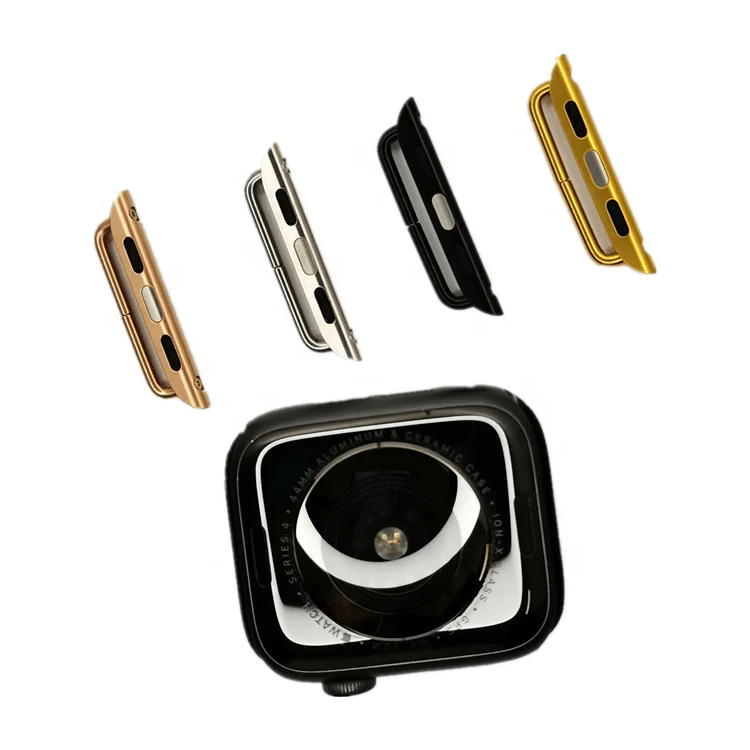 

Suitable for classic connector of Apple watch strap original connector Iwatch 5 / 6 / 4 / SE / 3 / 2 / 1 generation Apple watch, Silver/ black/gold/ rose gold. can be customized in more colors