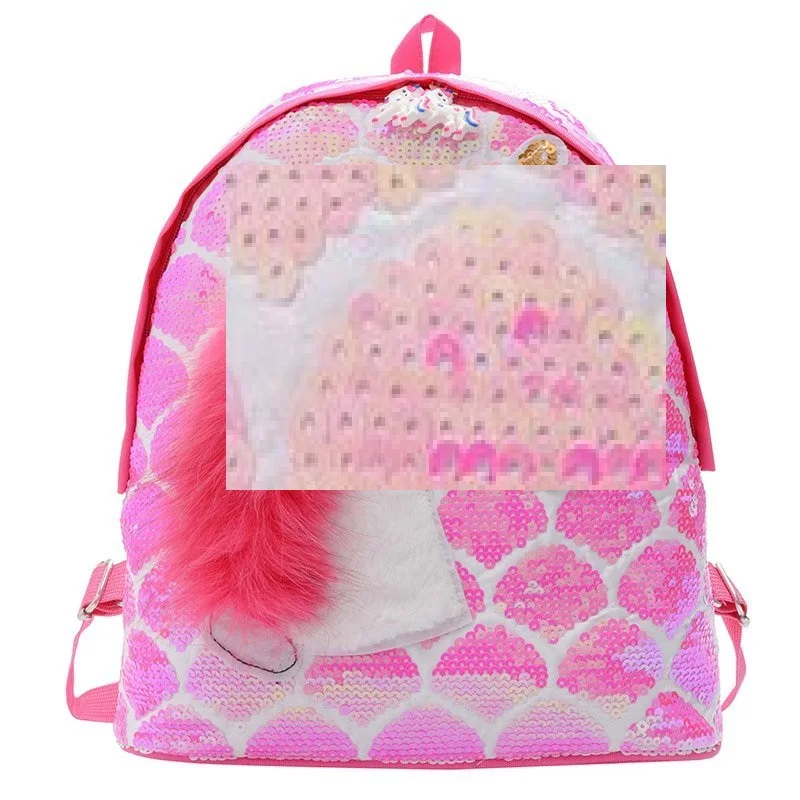 

Beautiful design print kids 3D shinny school bags backpack for kindergarten boy and girl lady kids children, 4 colors or customized