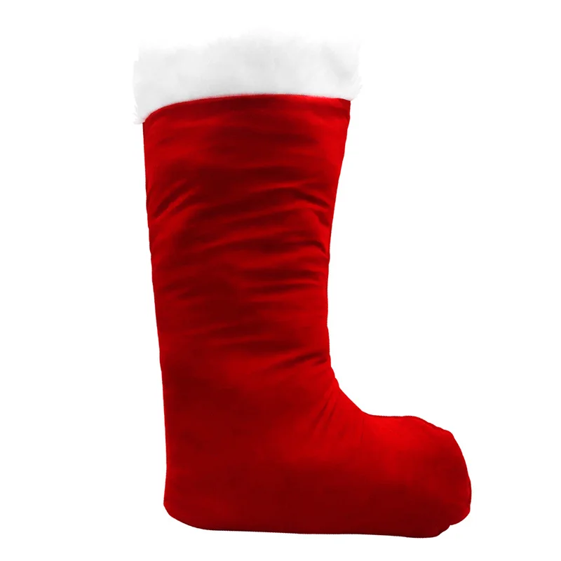 

Wholesale oversized red Christmas cozy socks for gifting 18 "doll accessories for Christmas decorations cosplay