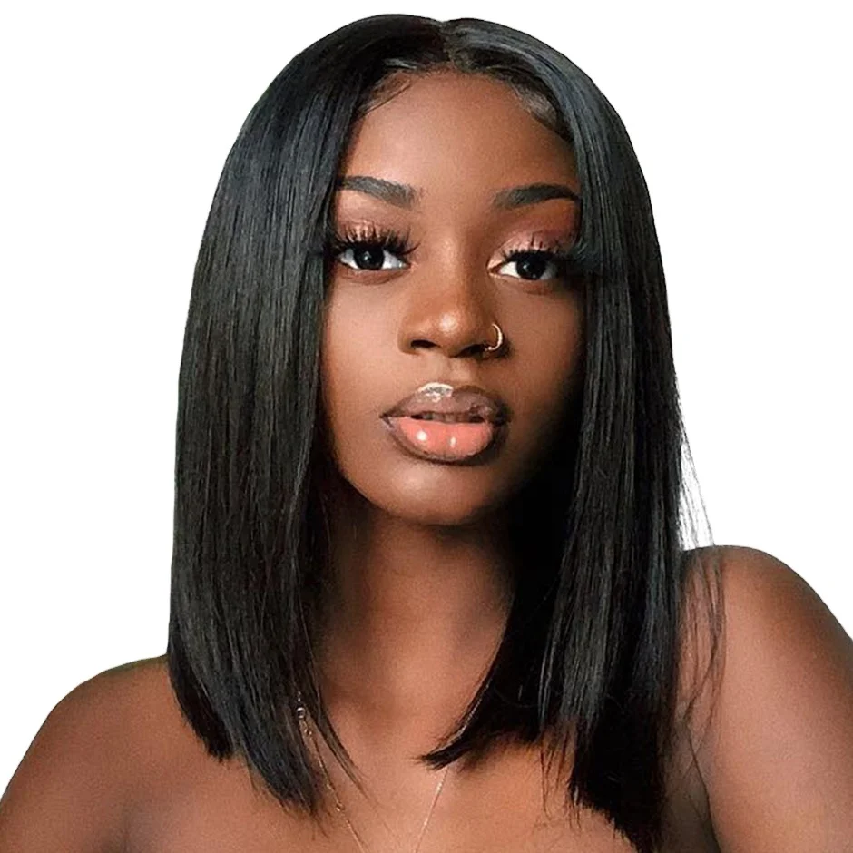 

# NEW Bone Straight Bob Hair Wigs Closure Bone Straight Short Bob Wig Frontal Wigs
