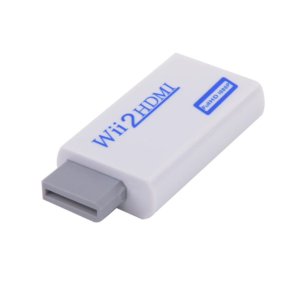 

Hot Selling New Arrival Wii to HDMI Converter Support Full HD720P 1080P Wii2HDMI Adapter Supports All Wii Display Modes, White black