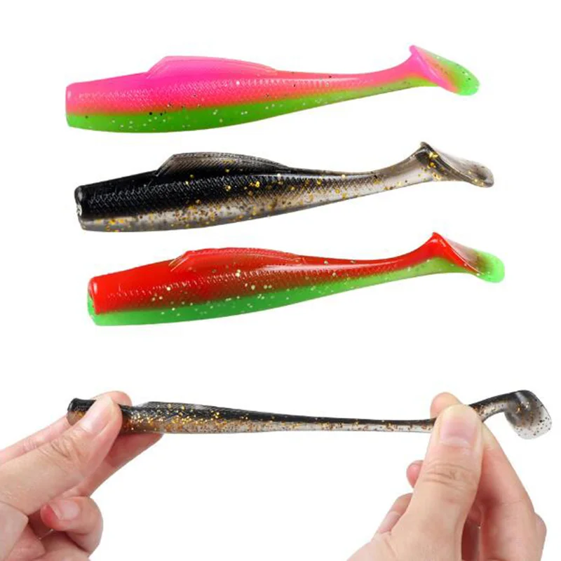 

10 colors 5.5cm 1.6g 6pcs/bag Maggot Bait TPR super soft plastic fishing lure