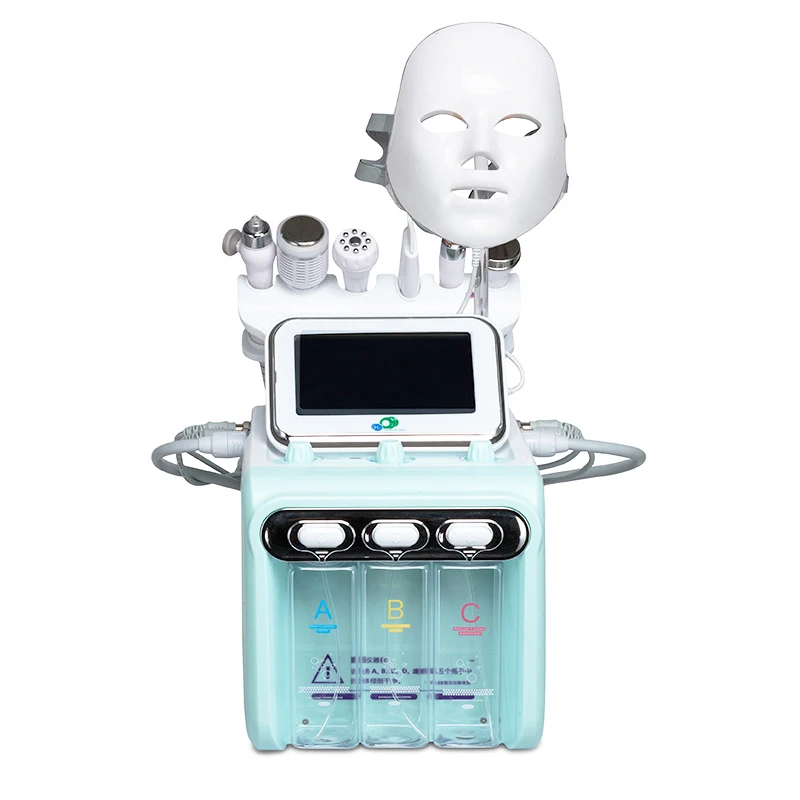 

Hydro facial machine aqua peeling dermabrasion facial machine/H2O2 6 in 1 deep clear oxygen spray hydrofacials
