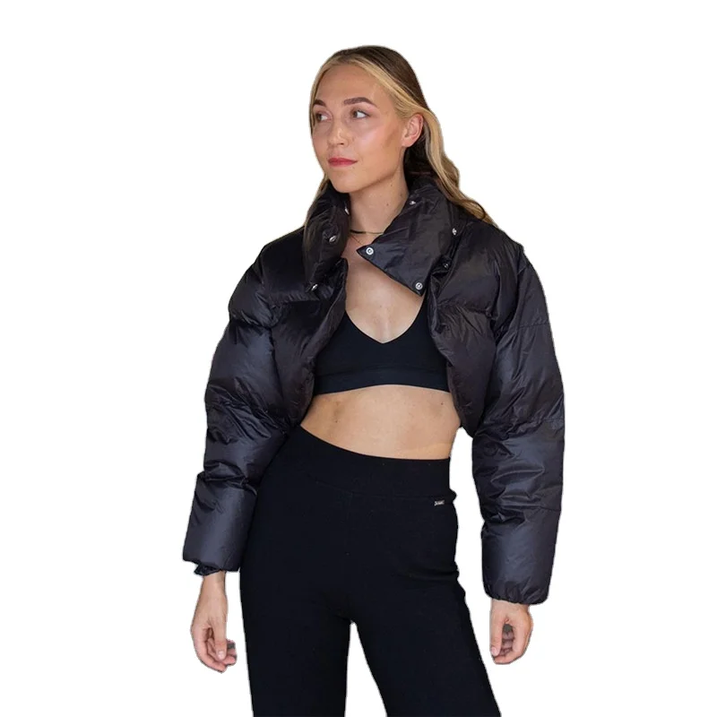 

Winter women's coats Comfort Slim Solid Color Warm Down-filled Coat