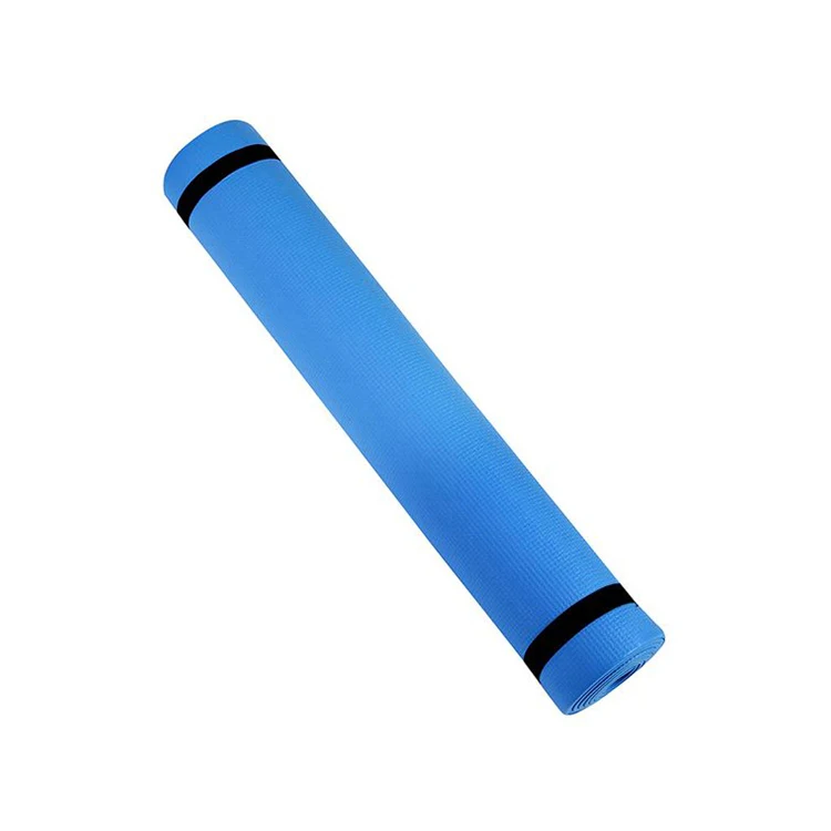 

Cheap Custom Gym Mat Yoga with Carrying Strap TPE Pilates Eco Friendly Yoga Mat, Pink blue purple green