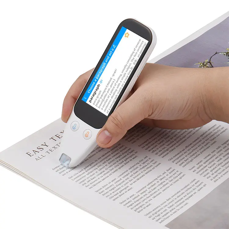 

Handheld Travel Translator Electronic Pocket Scan Translation Learning Machine Smart Voice WiFi Offline Scan Reader Pen