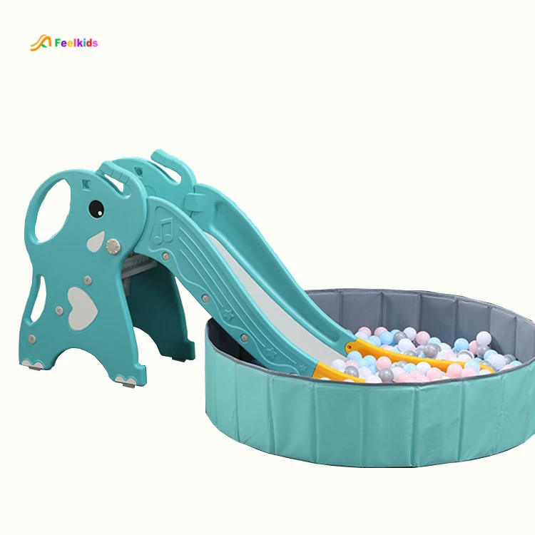 

Feelkids L-XX001 high quality baby indoor toys children safety plastic slide, Blue