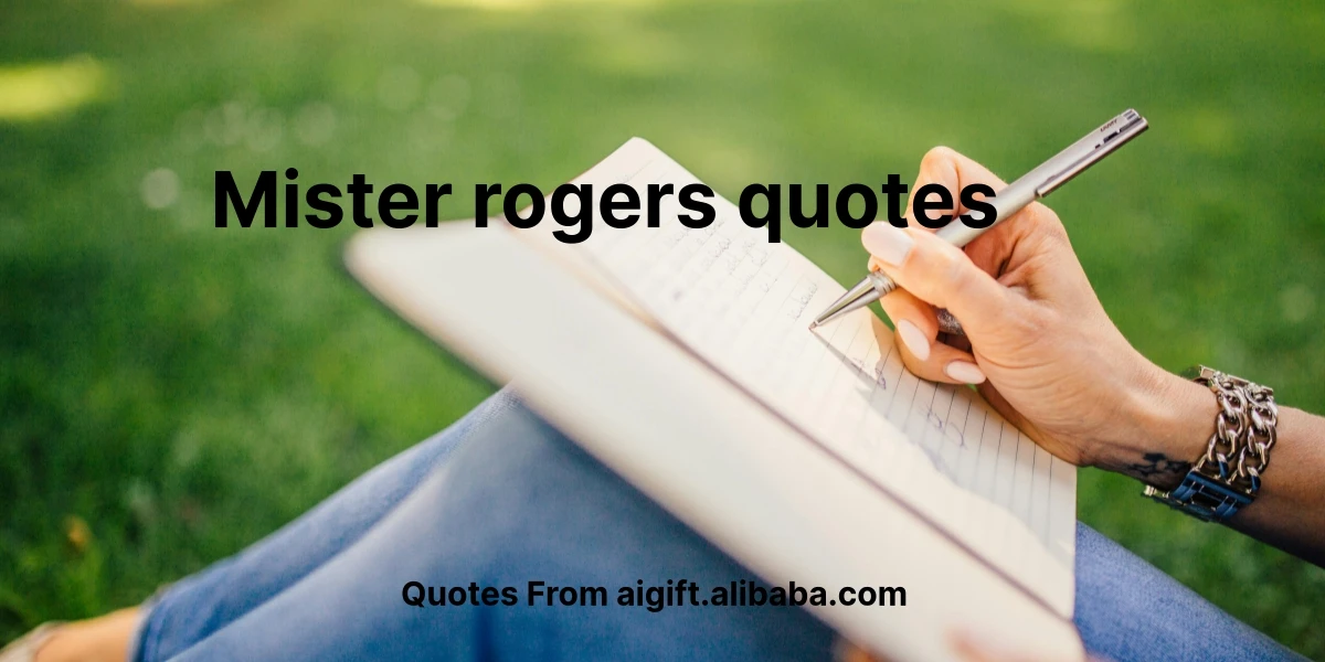 mister rogers quotes