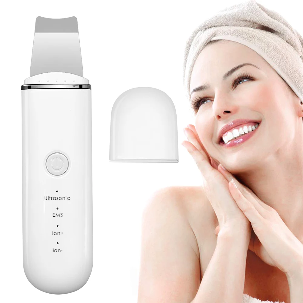 

Cordless Peeling Pore Deep Cleansing Skin Scrubber Pen, White