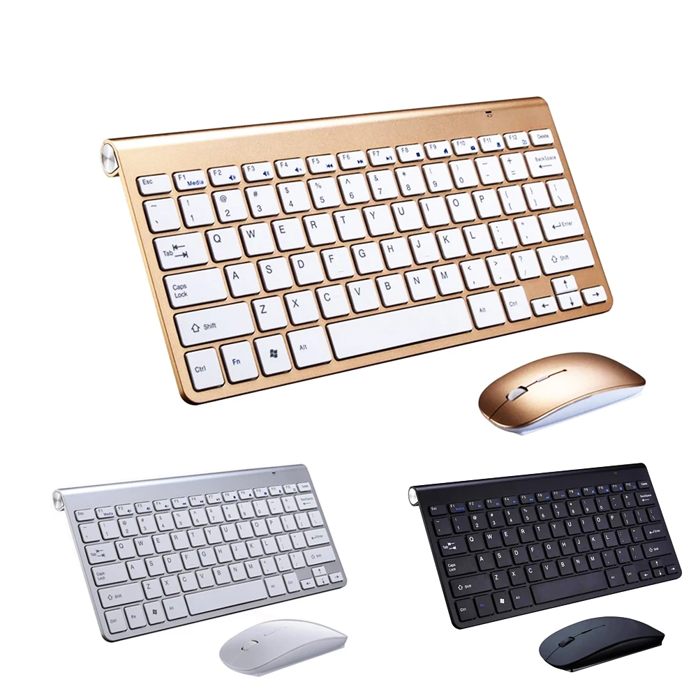 

Portable Wireless 78 keys Keyboard Mouse Set for Laptop 2.4G Mini Keyboard and Mouse Combo