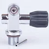 DIN / YOKE Single Cylinders Left And Right Hand Single Tank Valve For Technical Diving