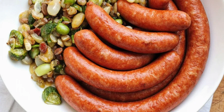 Polish Sausages Ready for the Pan