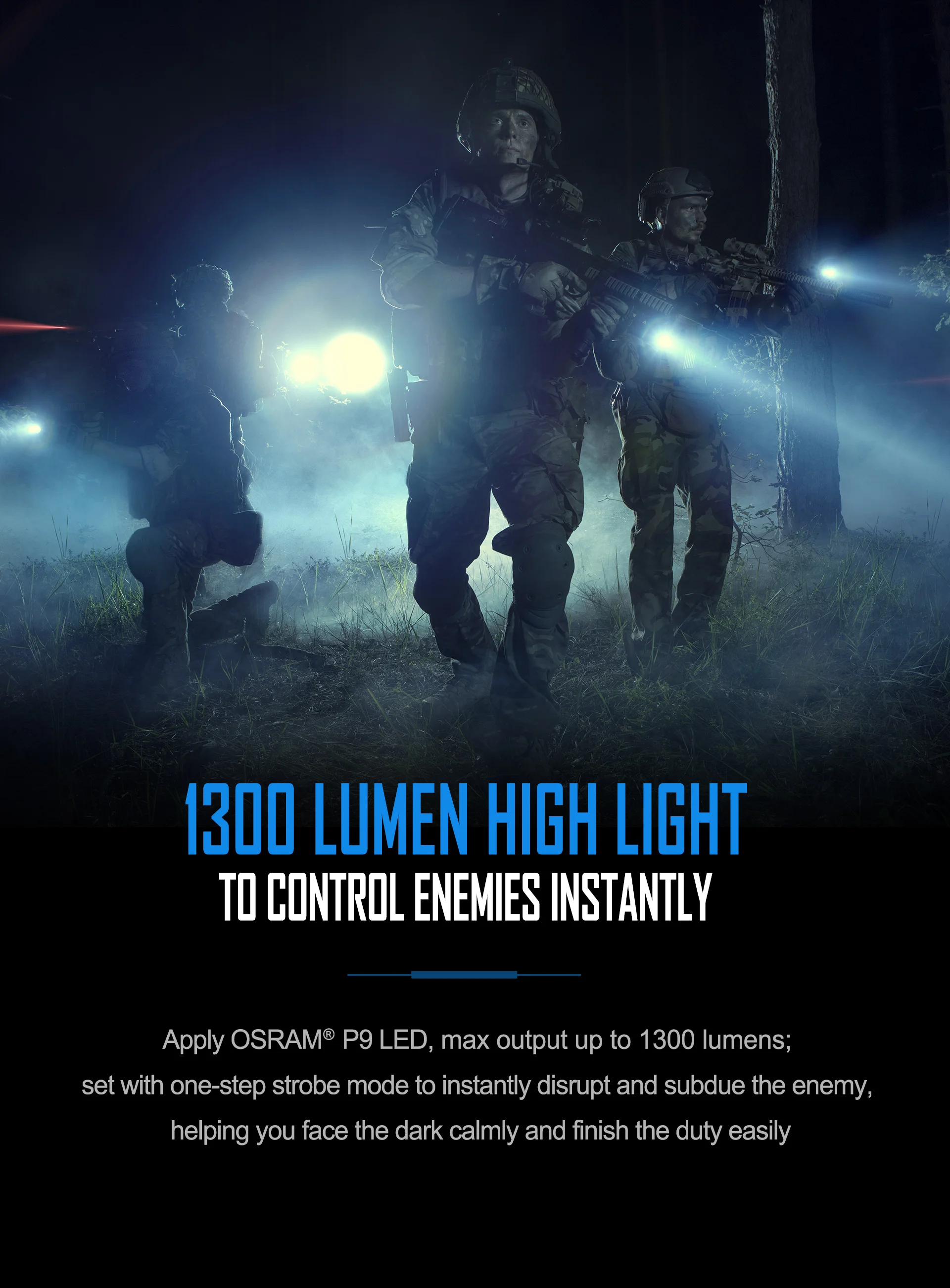 红点赢家战术led手电筒1300流明可充电警察手电筒军队火炬led手电筒带