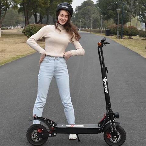 

Victory disc brake Dual motor 2000w 52V 20ah off road powerful electric scooter with suspension