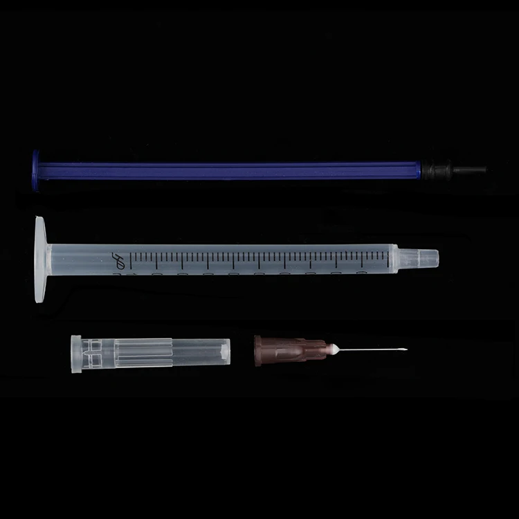 
General medical supplies 1ml 27g needle syringes disposable 30 g 0.5ml syringe with needle 