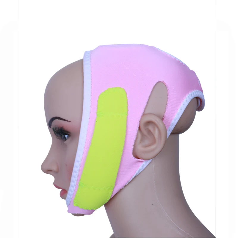 

Outer Facial Slimming Strap Pain Free Double Chin Reducer V Shaped Slimming Face Strap, Black/customized