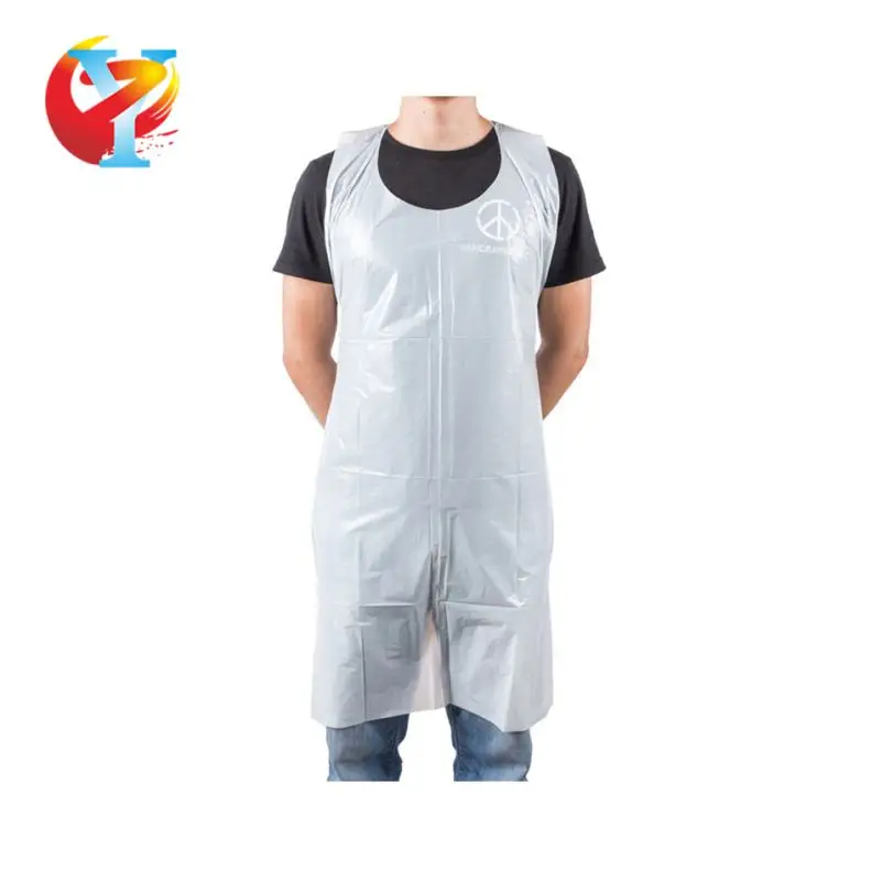 

Plastic High Quality Disposable Ldpe Apron For Adults And Kids, White/customized