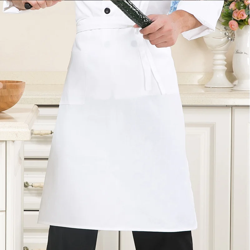 

Custom logo restaurant chef apron for hotel cafe bar apron for kitchen