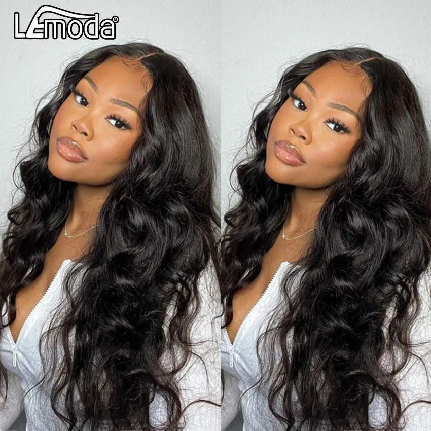 

Factory Price 13x6 Loose Wave Brazilian Remy Body Wave Lace Wig Raw Virgin 12-30 Inch Lace Front Human Hair Wigs For Black Women, Natural color lace wig