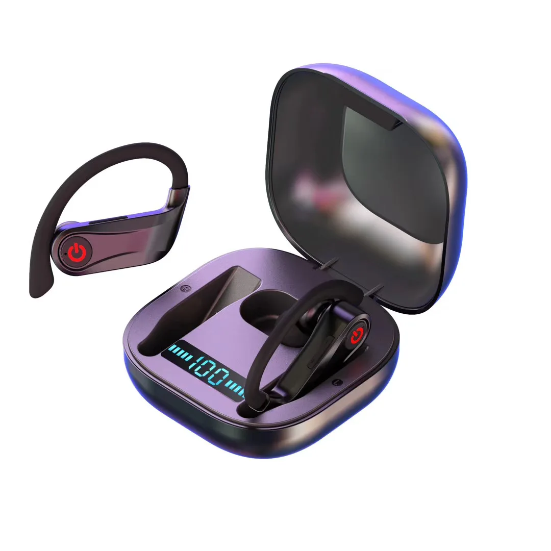 

Top quality 10h music super bass Stereo HIFI headset Q62 Power Pro 5.0 TWS wireless earphone headphone with 950mAh charging case