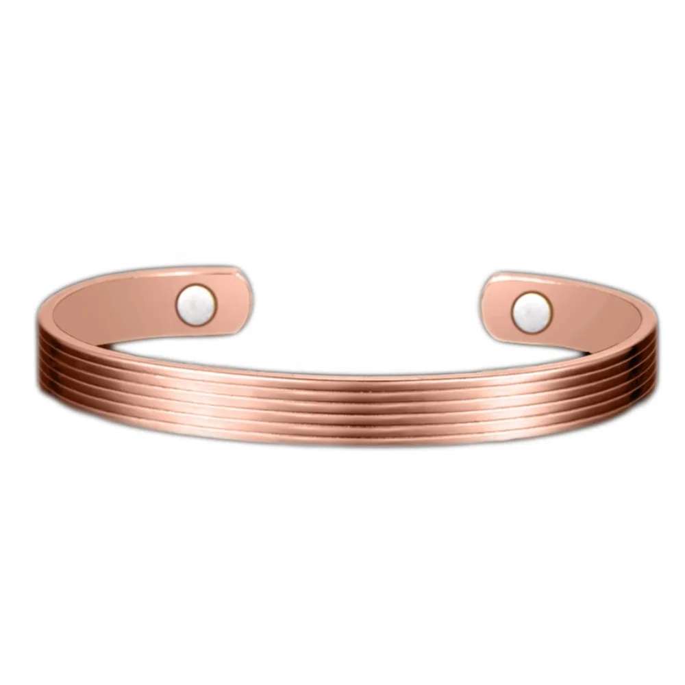 product-Rose Gold Color Plain Grind Arenaceous Butterfly Design Handcuff Bracelet Bangles-BEYALY-img-2