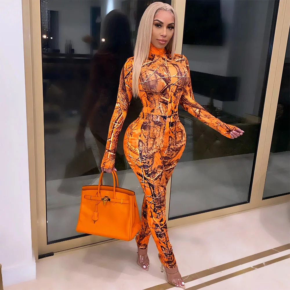 

Free Shipping C12312 - hot selling women fashion printed two piece set