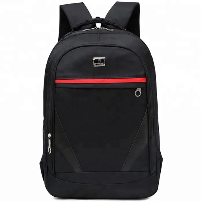 

Cheap Student School Bag Senior High School Students Backpack Bags Travel leisure Laptop Bag packs For teenagers, Black