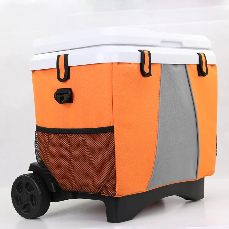 

Durable Cooler Bag Wholesale 600 D PVC Insulated Breast Milk Safety 18 L plastic Insulated cooler box Cooler tote with wheel, Customized color