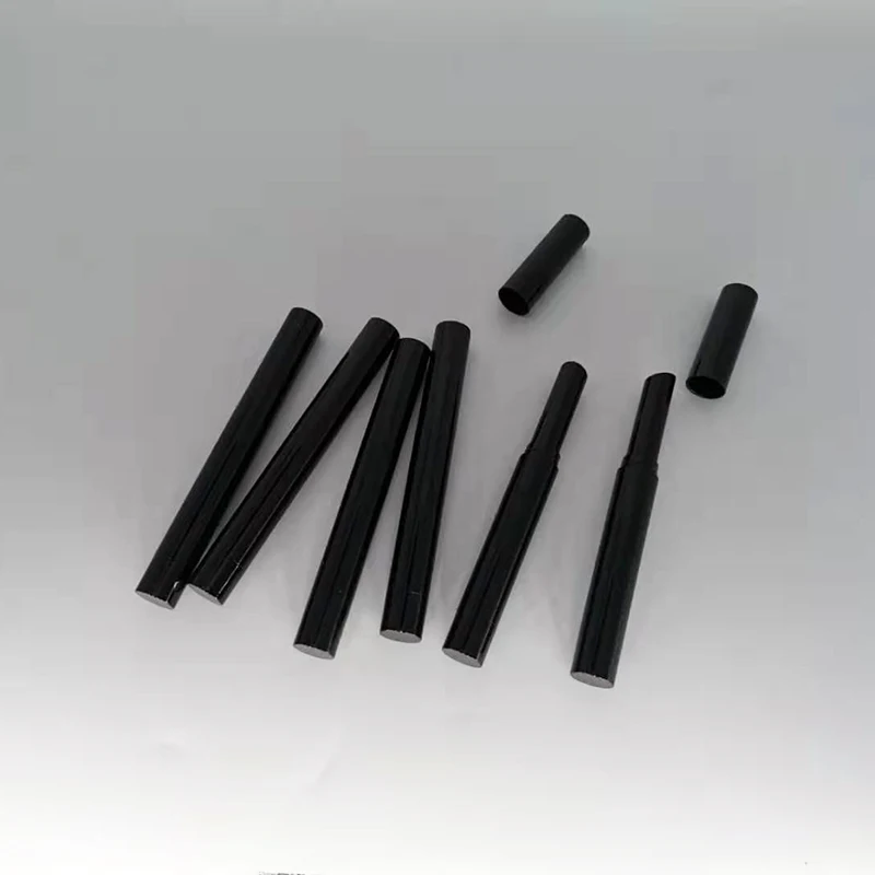 高品質スリム口紅チューブラウンドリップクリームコンテナー化粧品包装黒薄い口紅チューブ Buy スリム口紅チューブ 薄型口紅チューブ 黒口紅チューブ Product On Alibaba Com