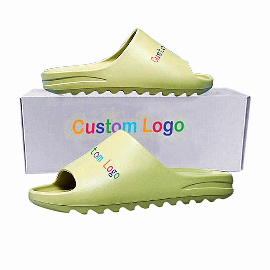 

Original High Quality Slippers Brand Logo Custom Women Slipper Ladies Shoes Men Yeezy Slides Sandals Slippers, Black/white/blue/green/pink/yellow/red