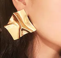 

2020 Vintage Earrings Large For Women Statement Earrings Geometric Golden Color Metal Pendant Earrings Trend Fashion Jewelry