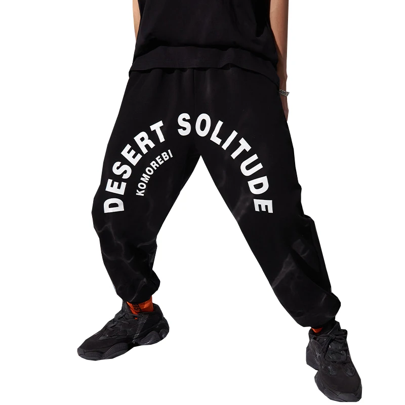 

Wholesale Custom LOGO Men's Print Drawstring Pant&Trousers Sport Joggers Loose Sweatpants, 2colors