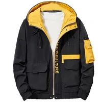 

Custom plus size sport coaches safety men's jackets coats track jacket veste hommeveste printemps homme casual jacket