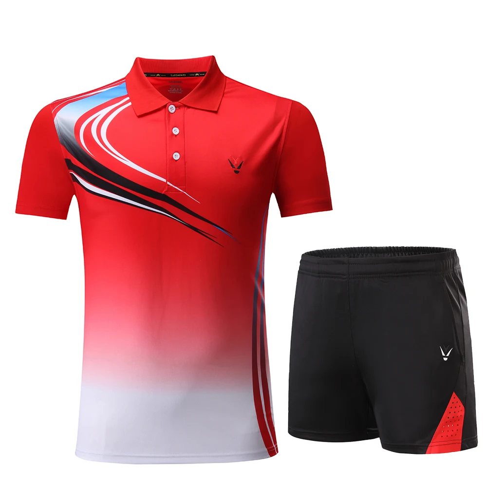 

Women/Men Tennis suit Tennis settable tennis clothes/set badminton wear sets New Quick dry Badminton sports clothes