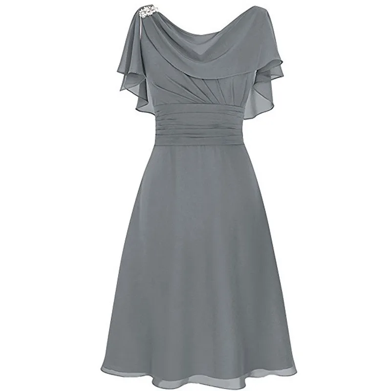 

Women Summer Chiffon Dresses Woman Party Night Casual Dress, Customized color