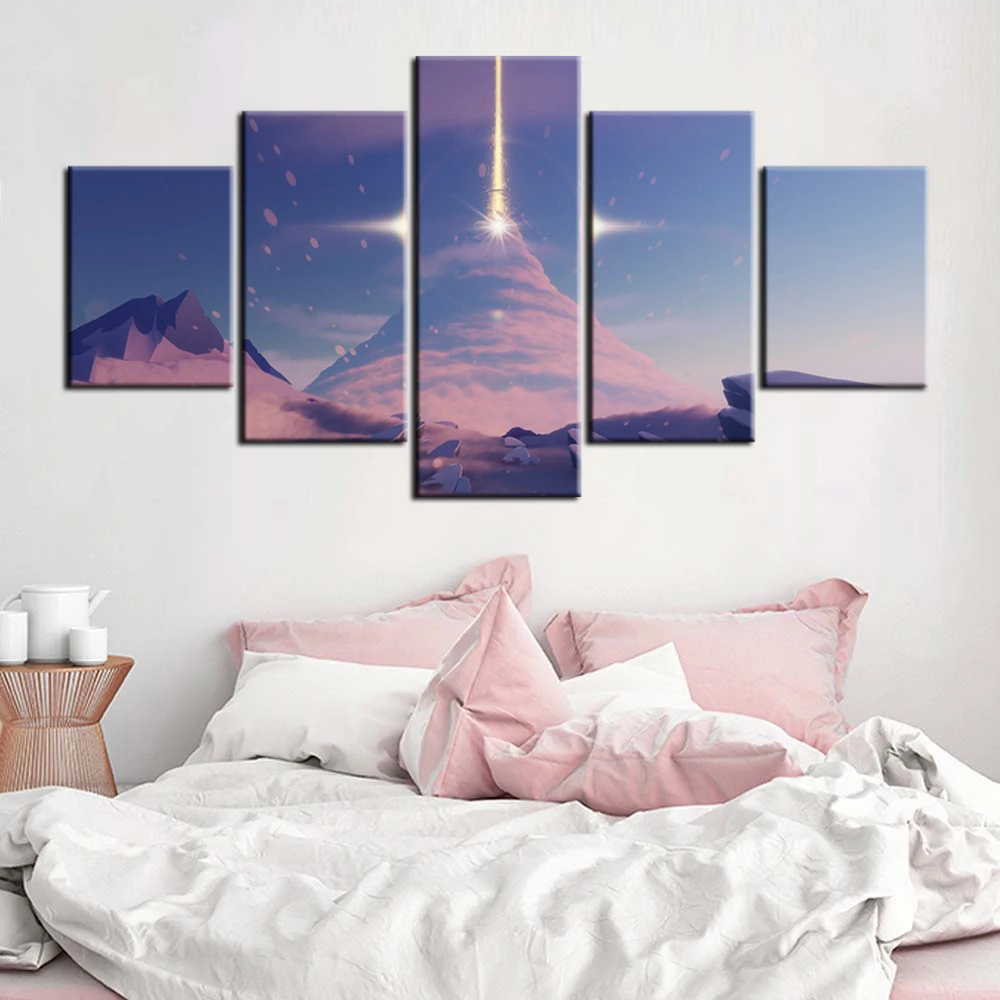 

Sky:Children of Light Game Poster Wall Art Living Room Decor Oil Painting Canvas Wallpaper Stickers Christmas Decoration Murals, Multiple colours