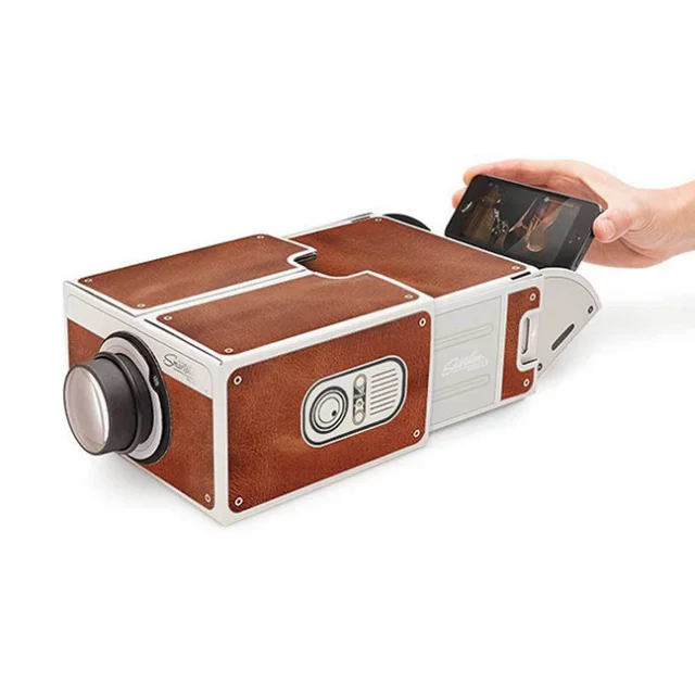 

Smartphone Home Theater Retro Camera Design Portable Mobile Phone Projector