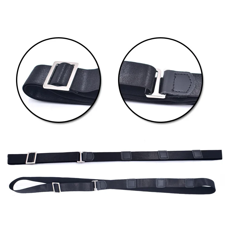 
HZO-18004 Business Shirt Stays Garters Leg Belt Suspenders Men Braces For Shirt Holder adjustable length no-slip 