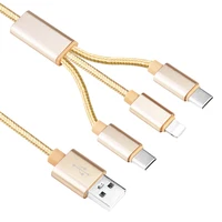 

Top Quality Type-c 8 Pin 3 in 1 Phone Charging Cable Micro-USB